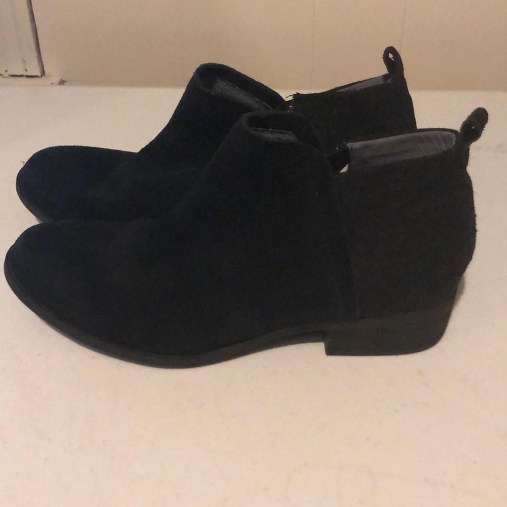 Toms 10W boots 70% leather black